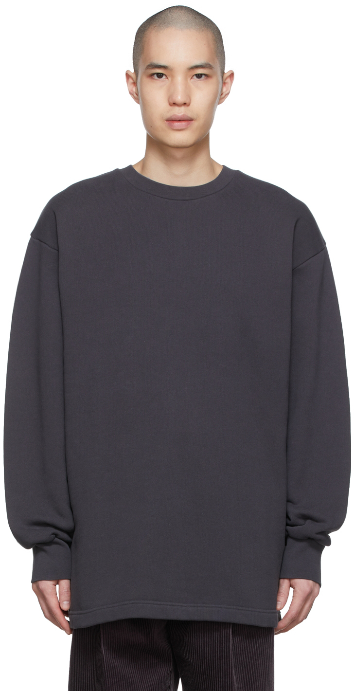 Acne Studios Grey Cotton Sweatshirt