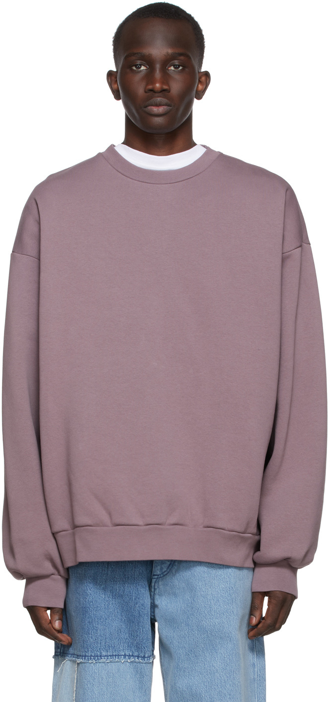 Acne Studios Purple Oversized Sweatshirt