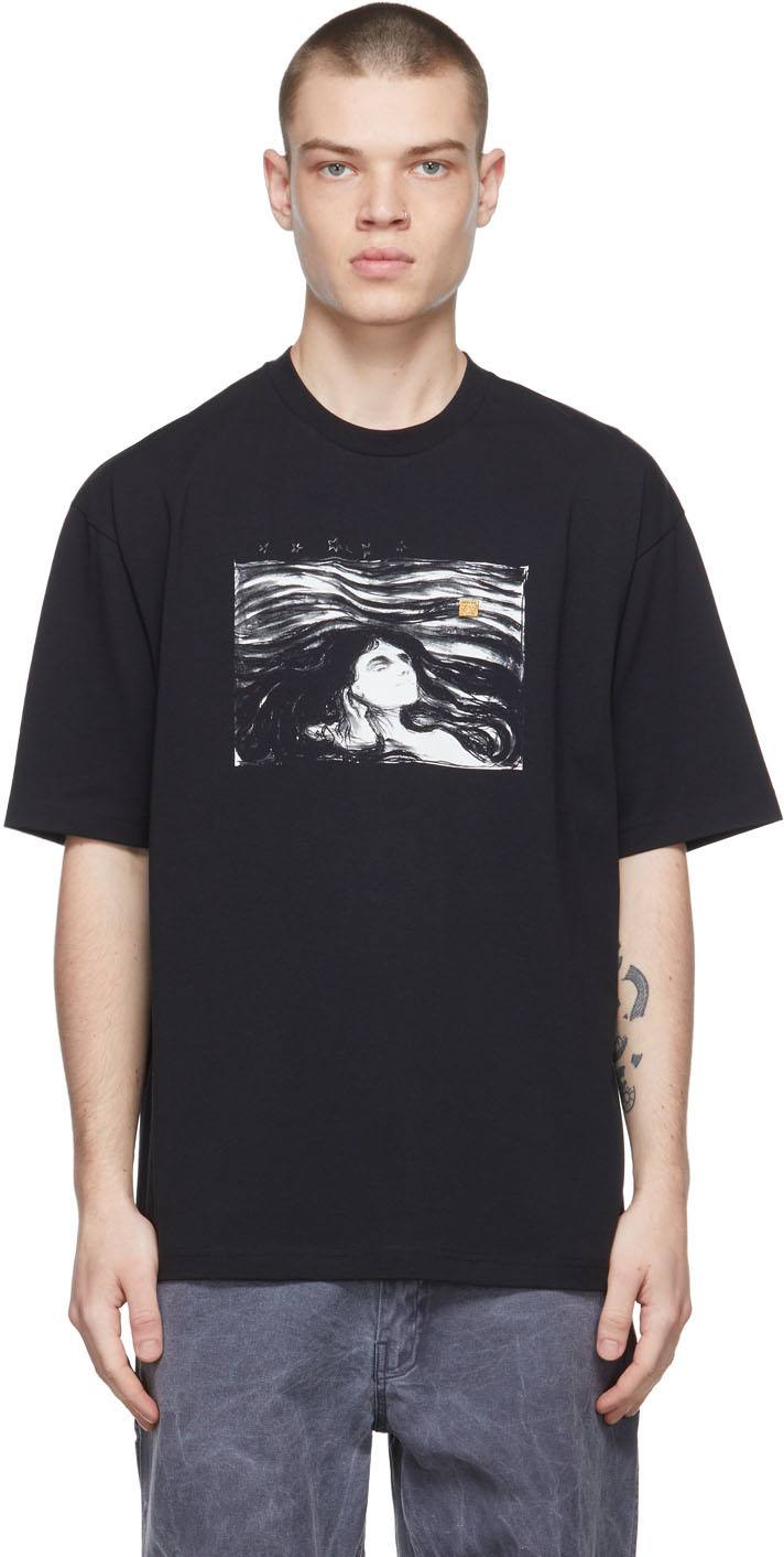 Acne Studios Black Print T-Shirt