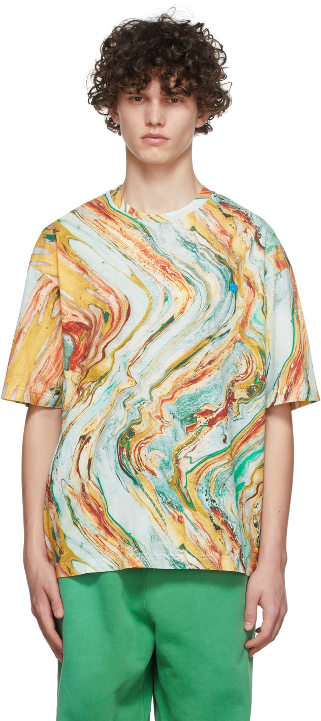 Acne Studios Multicolor Cotton T-Shirt