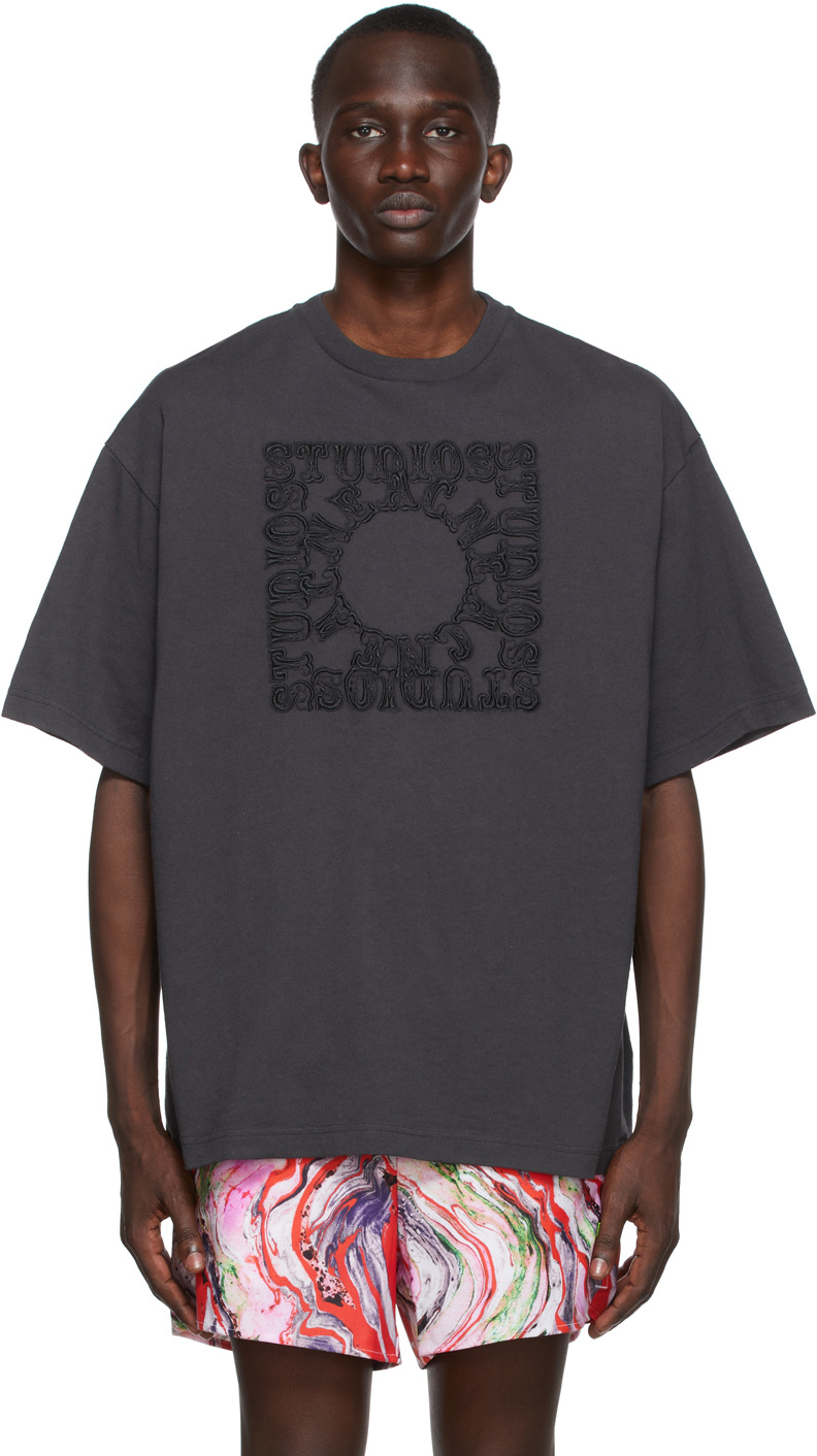 Black Circus Lettering T-Shirt by Acne 