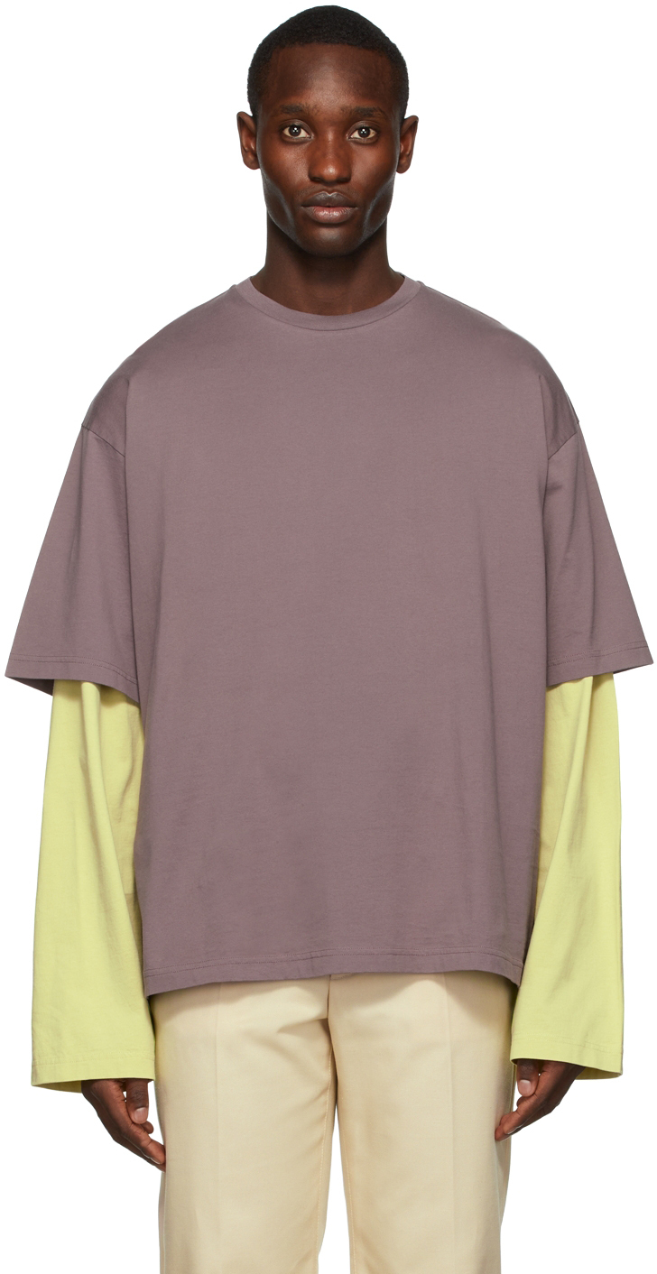 Acne Studios Purple Short Sleeve T-Shirt