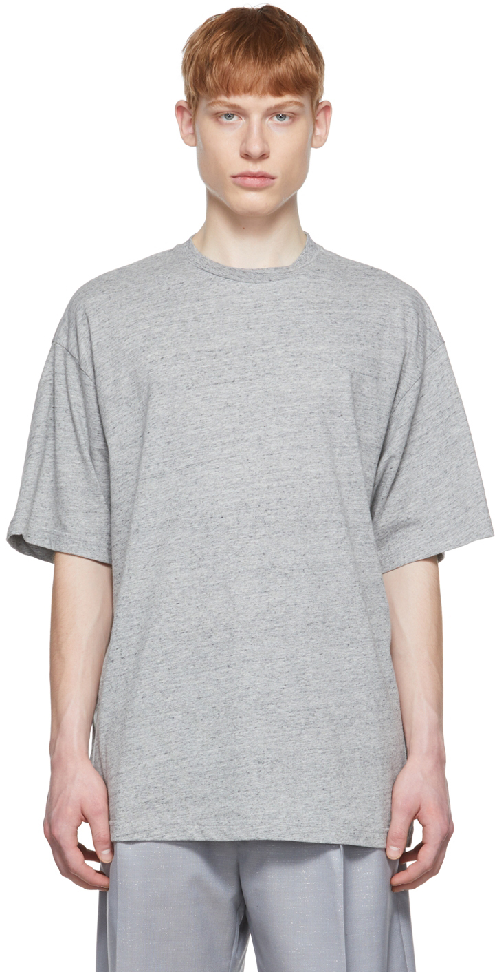 Acne Studios Grey Cotton T-Shirt