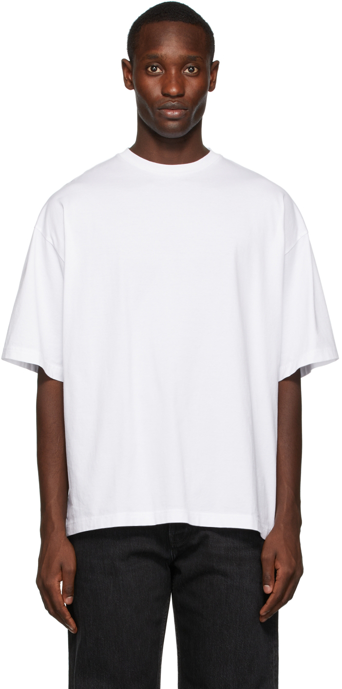 Acne Studios White Short Sleeve T-Shirt
