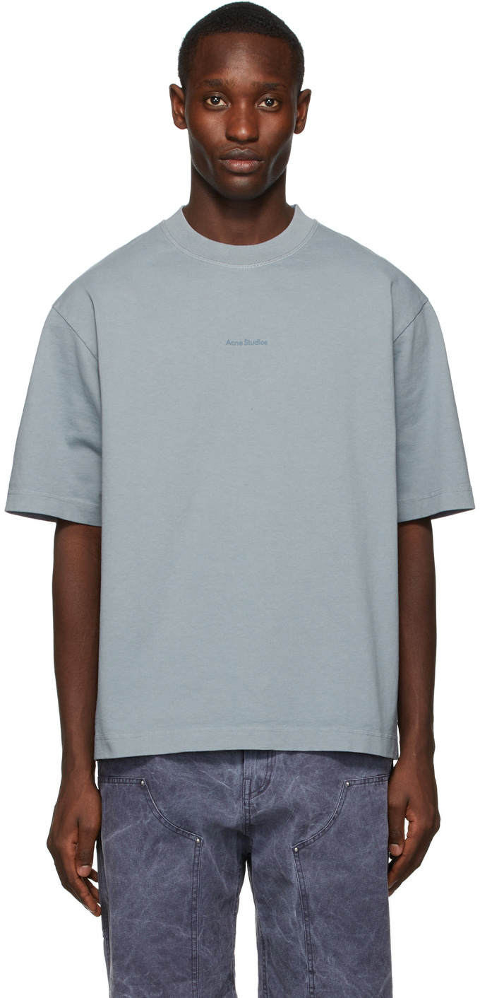 Acne Studios Grey Logo T-Shirt | Smart Closet