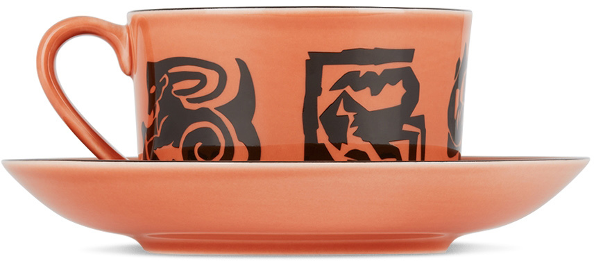 Acne Studios Orange Gustavsberg Edition Horoscope Tea Cup Set