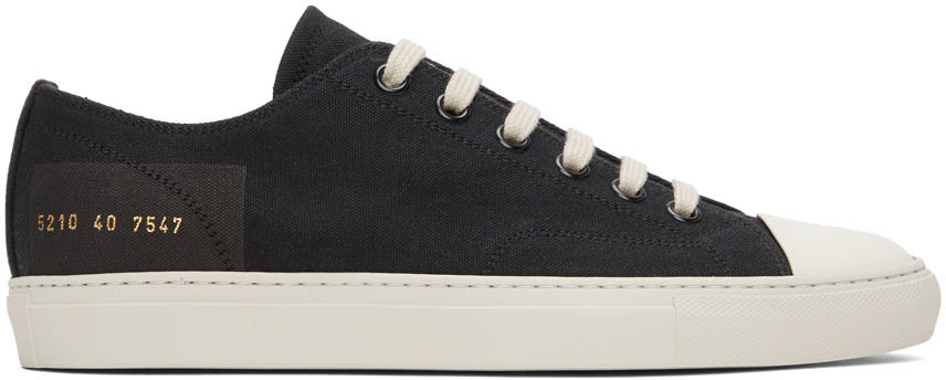 Common Projects Black Recycled Nylon Tournament Low Sneakers