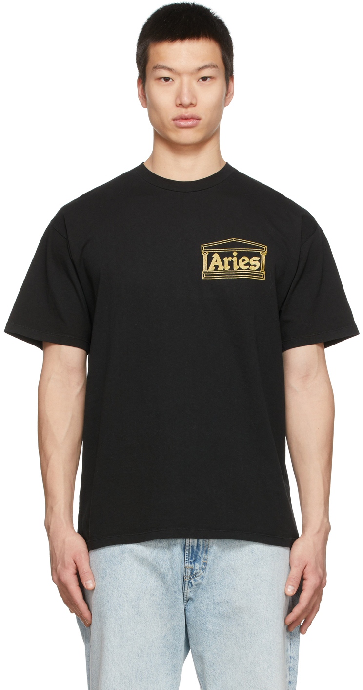 Aries Black Temple T-Shirt