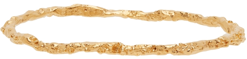 Alighieri Gold 'The Infernal Rocks' Bangle Bracelet