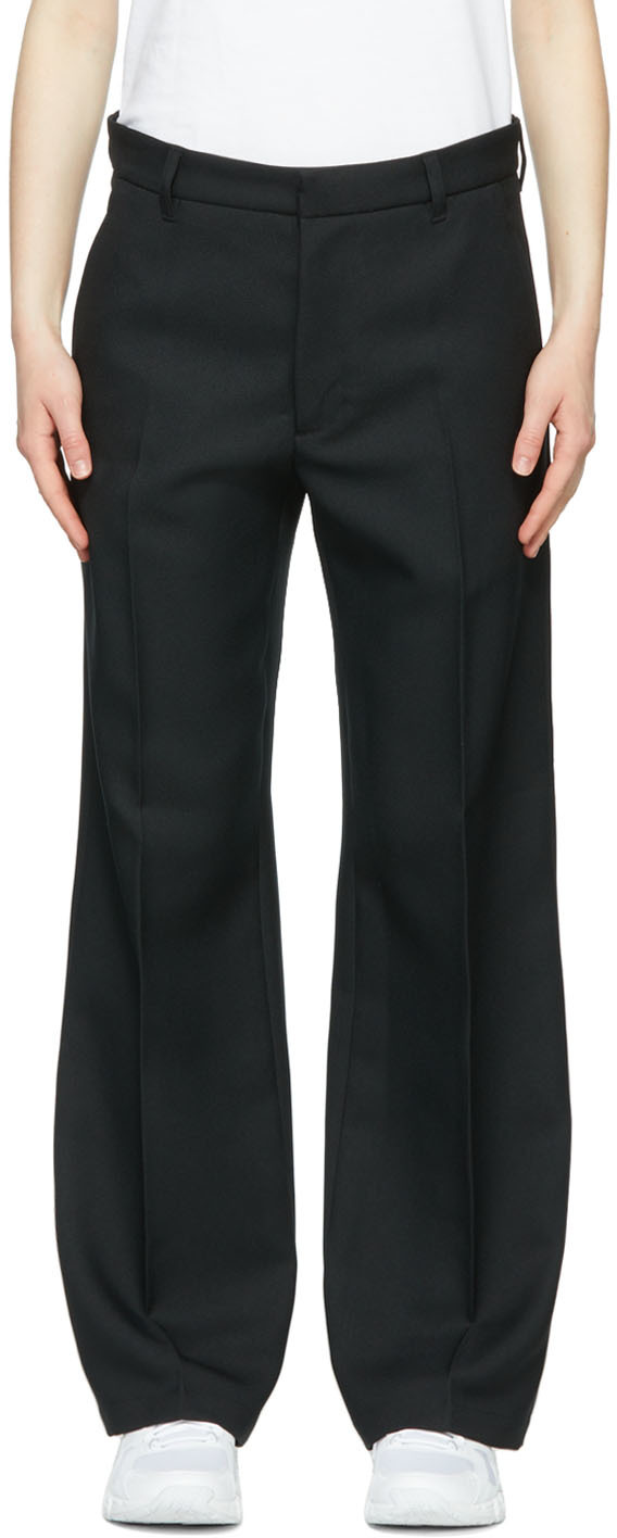 Black Polyester Trousers