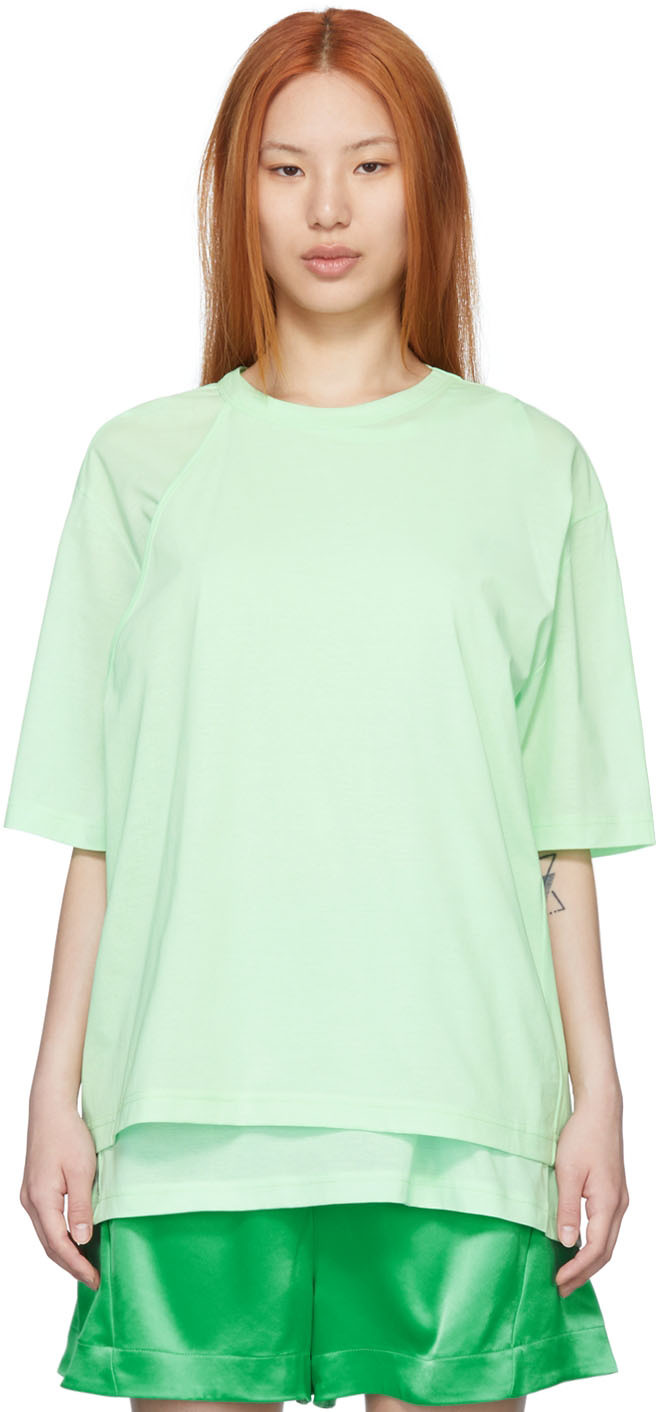 Y-3 Green Cotton Shirt