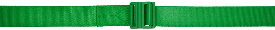 Y-3 Green Classic Logo Belt
