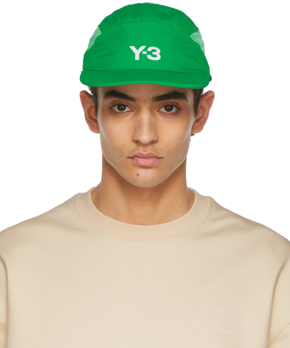 Y-3 Green Logo Running Cap