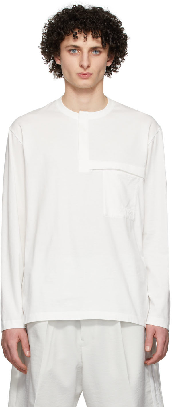 Y-3 White Classic Henley