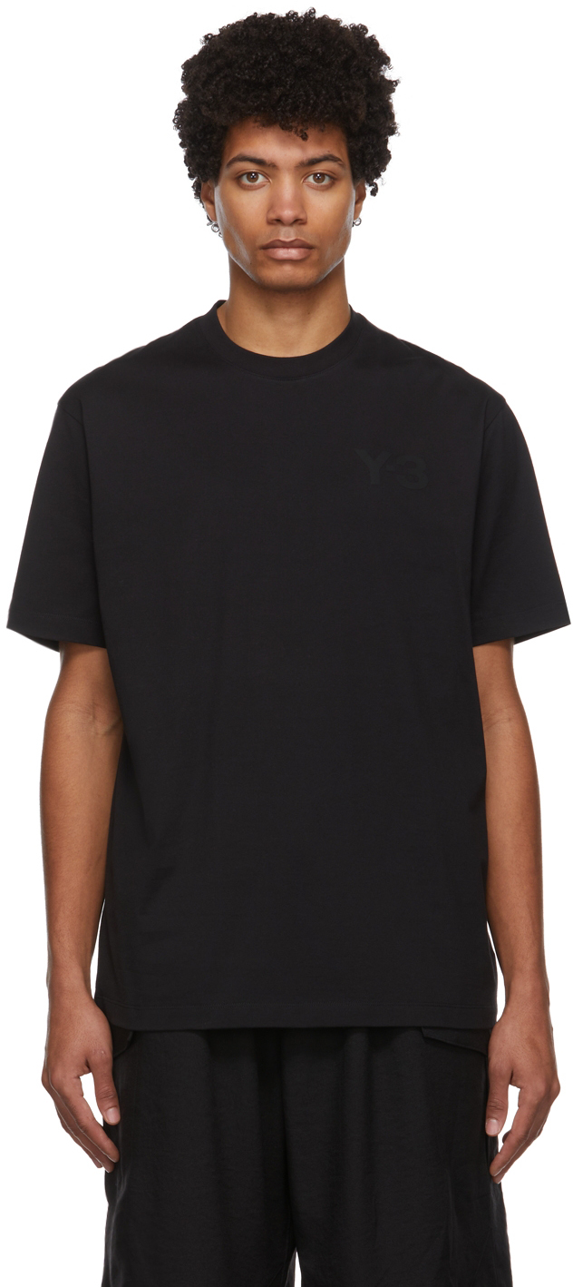 Y-3 Black Classic Chest Logo T-Shirt