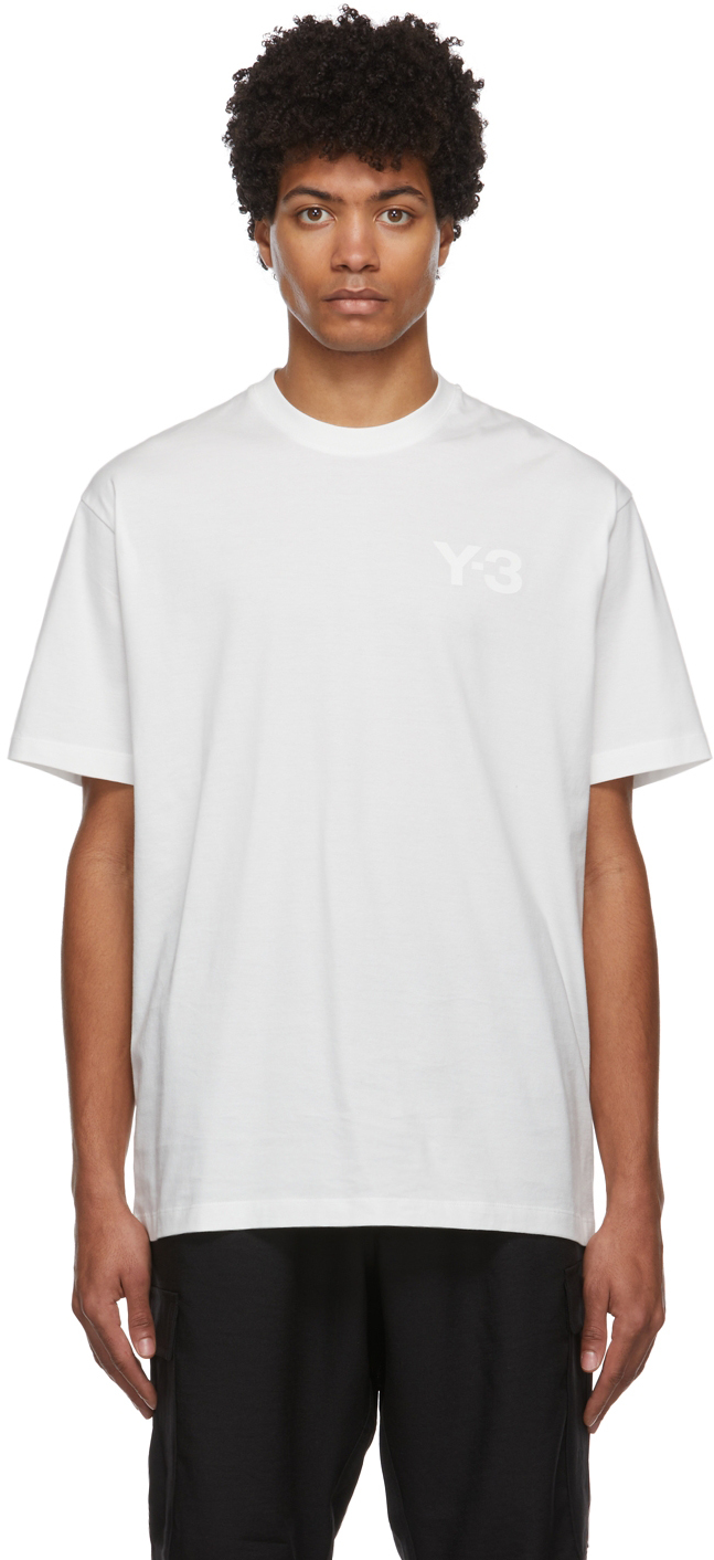 Y-3 White Back Logo T-Shirt