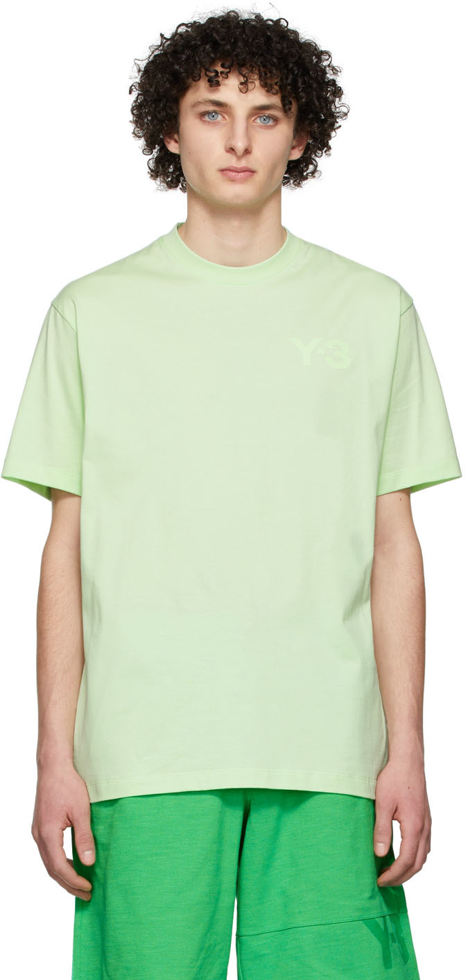 Y-3 Green Chest Logo T-Shirt