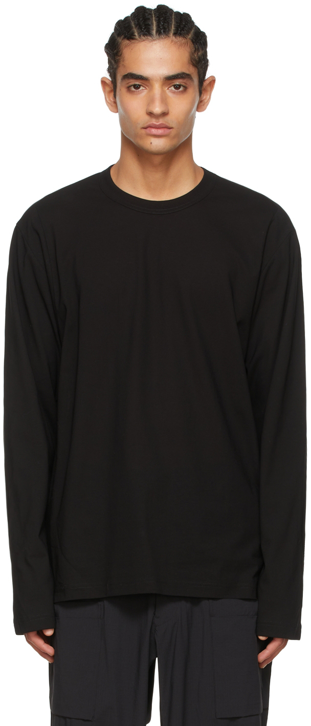 Y-3 Black Cotton T-Shirt