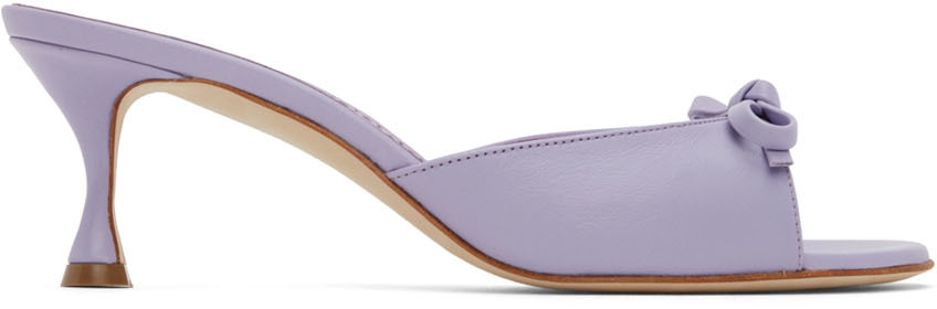 Purple Pertinanu Heeled Sandals