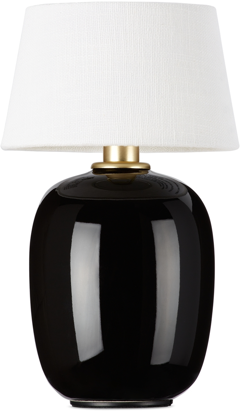 Menu Black Ceramic Portable Torso Table Lamp
