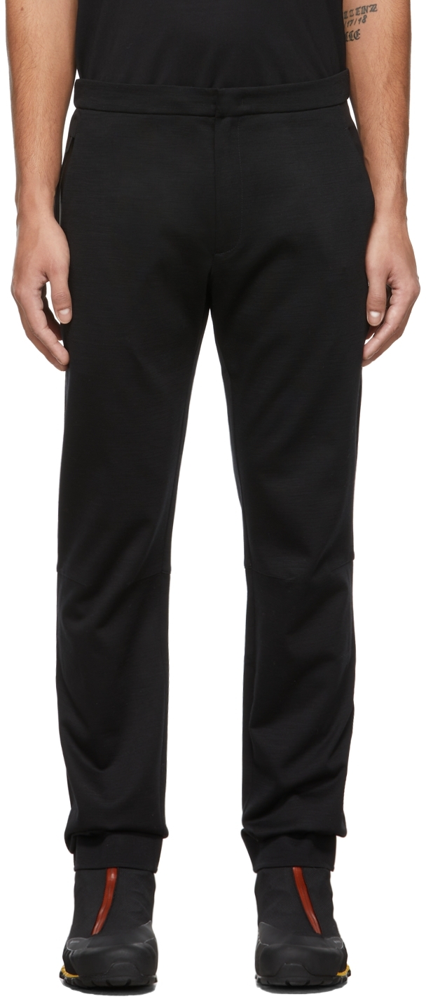 SSENSE Men Clothing Pants Sweatpants Black Outdoor Capsule Techmerino™ Wool Sweatpants 
