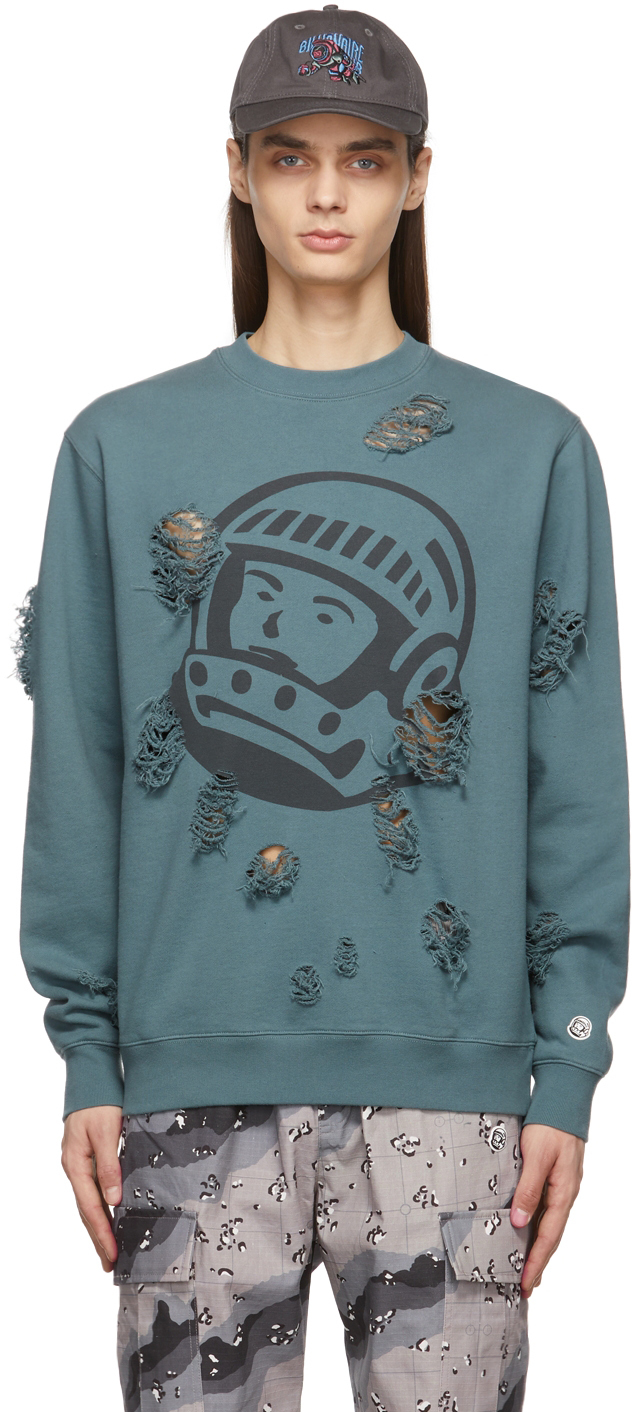 billionaire boys club blue moletom com capuz