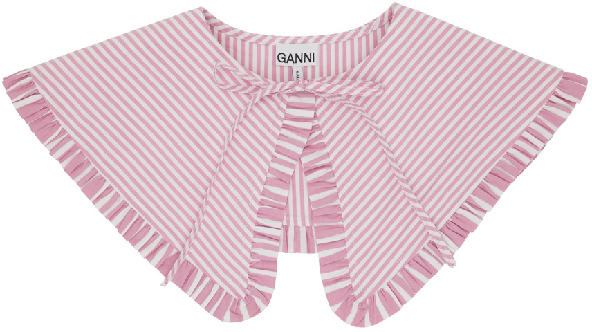 Pink & White Stripe Collar