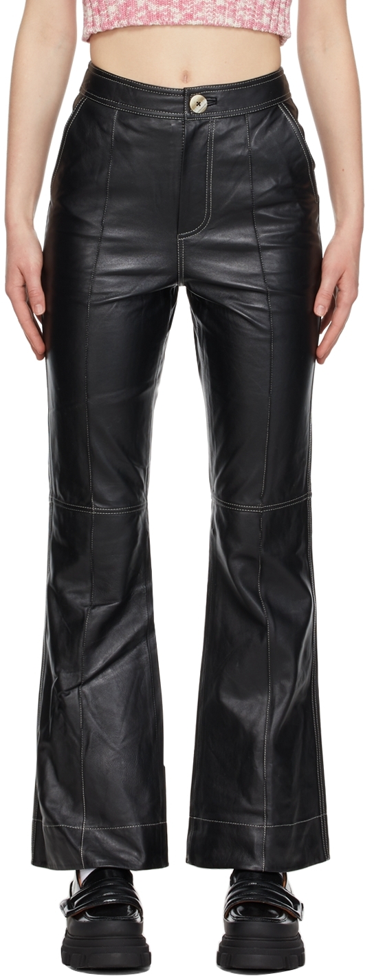Designer leather pants for Women | SSENSE