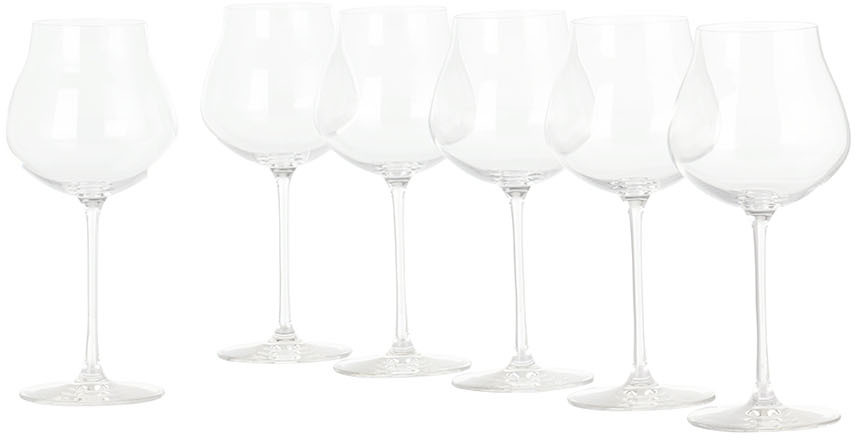 Georg Jensen Sky Red Wine Glass Set In Glass