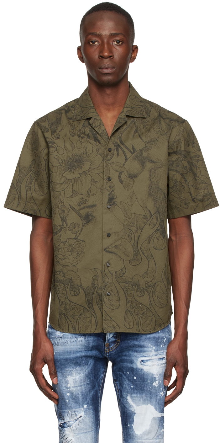 Khaki Cotton Shirt