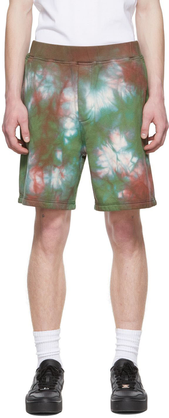 DSQUARED2 GREEN COTTON SHORTS