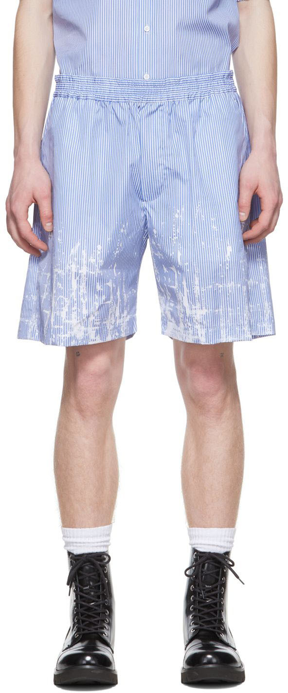 Dsquared2 Blue Cotton Shorts