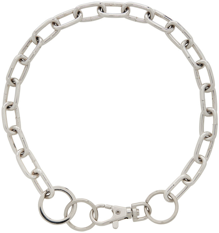 Martine Ali SSENSE Exclusive Silver Gunnar Necklace | Smart Closet