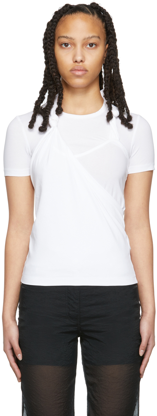 White Twisted Jersey T-Shirt