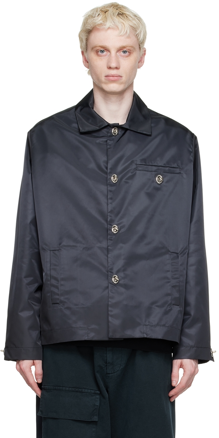 Botter Parley Single-breasted Shirt Jacket In Black | ModeSens