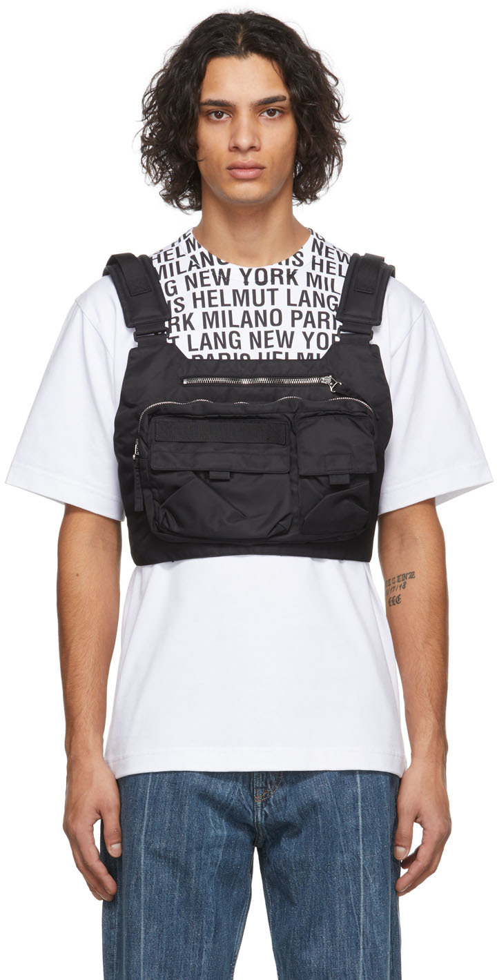 Helmut Lang Black Modular Vest