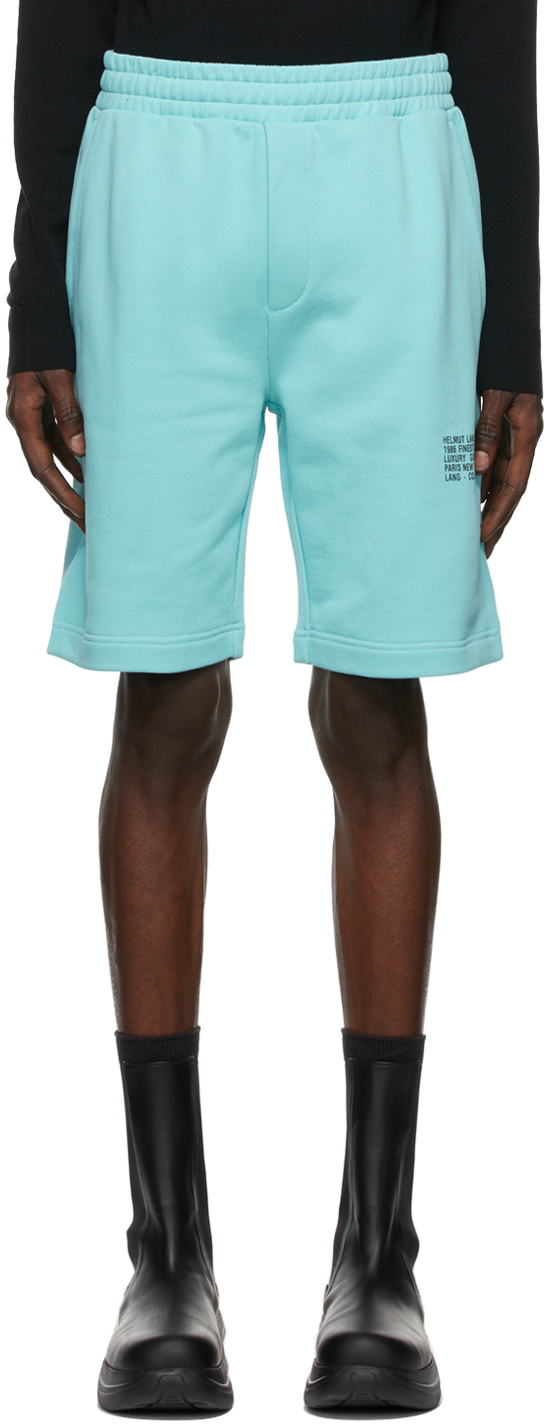 Blue Distort Short by Helmut Lang on Sale