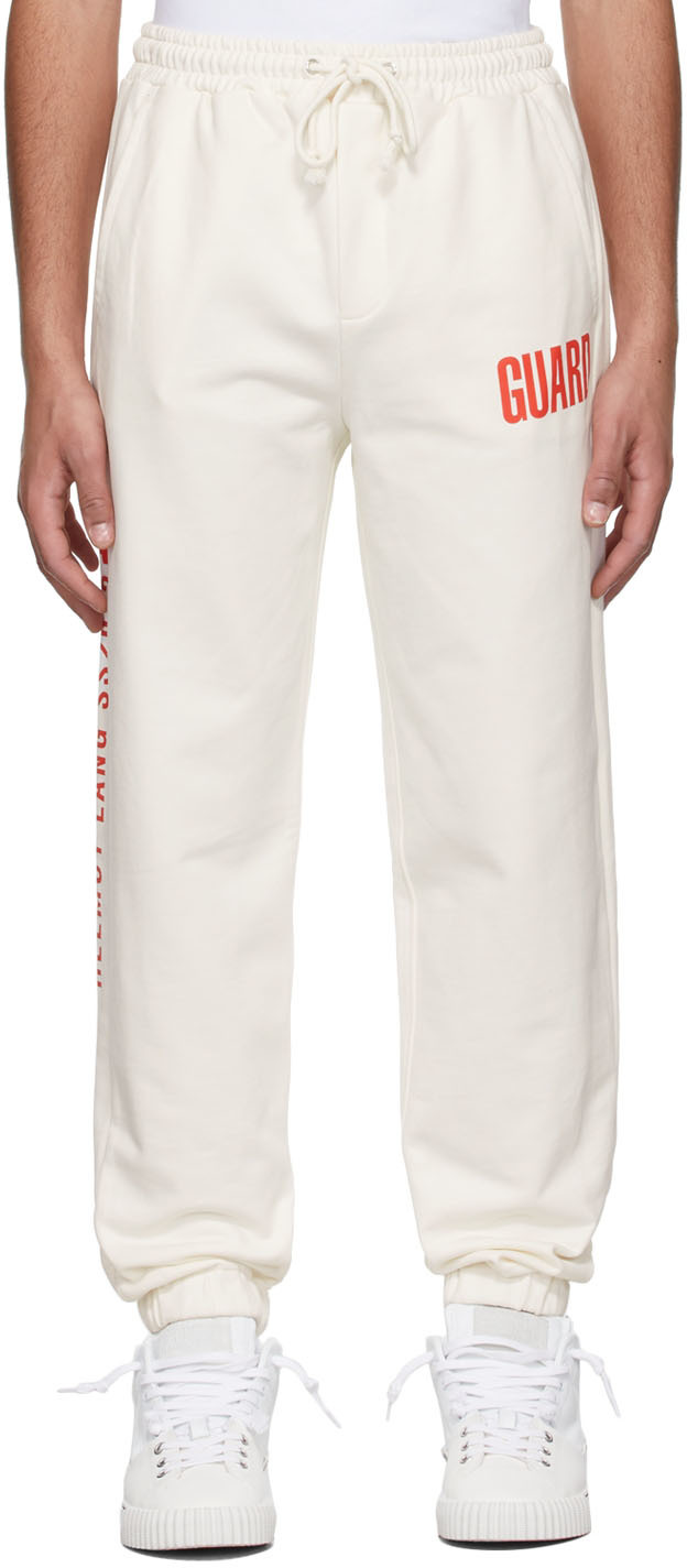 SSENSE Men Clothing Loungewear Sweats White Cotton Lounge Pants 