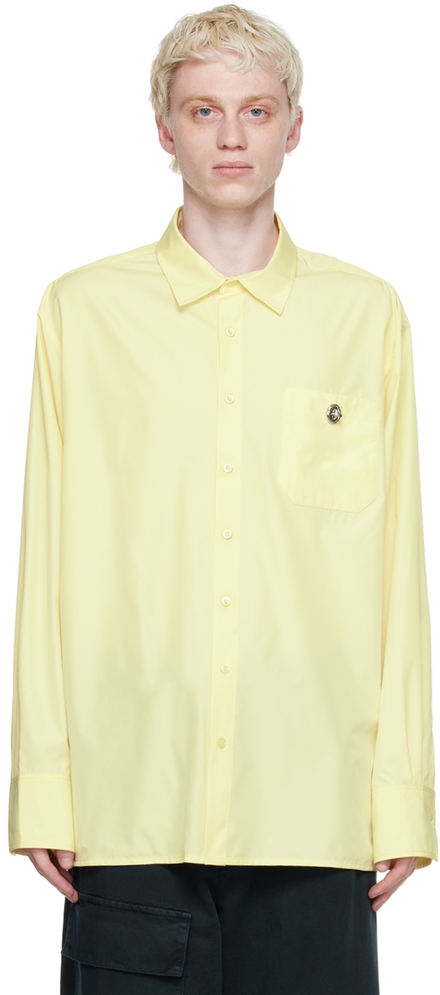 Yellow Recycled Polyester Shirt by Botter on Sale