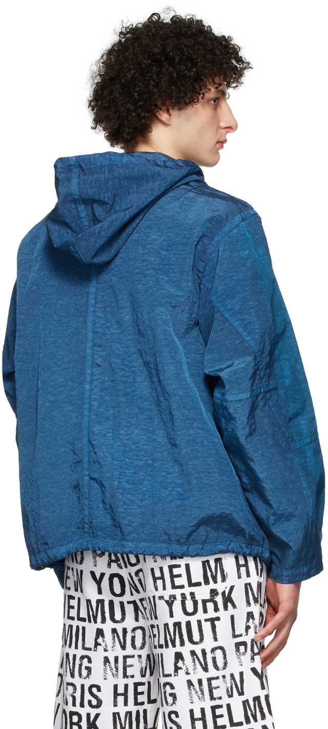 Helmut Lang Cerulean Pullover Quarter Zip Hoodie | Smart Closet