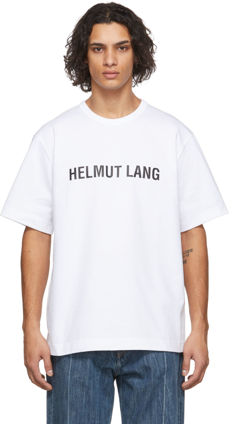 Helmut Lang ホワイト Core T シャツ