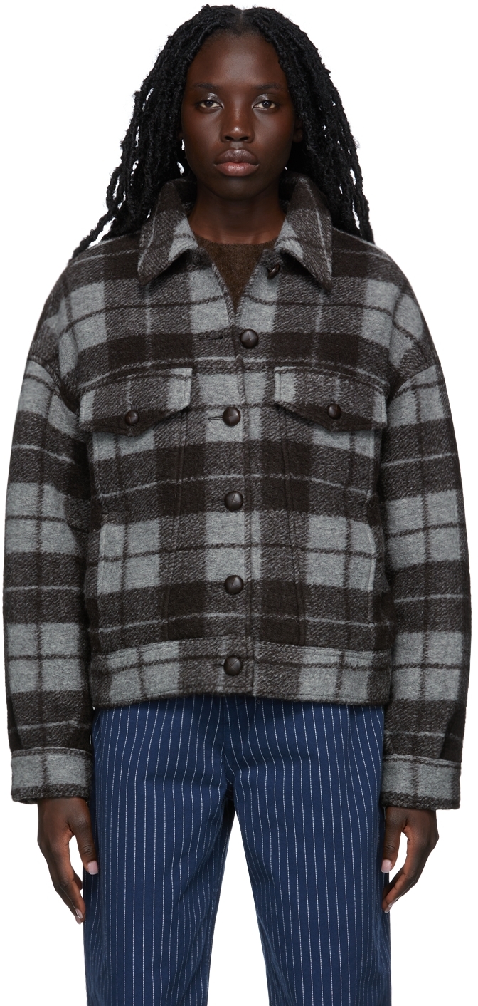Ymc You Must Create Brown Buffalo Check 