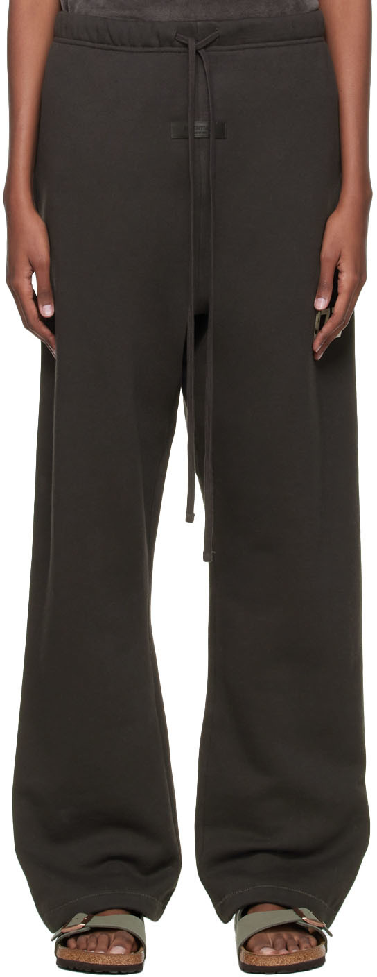 Black Relaxed '1977' Lounge Pants by Fear of God ESSENTIALS on Sale