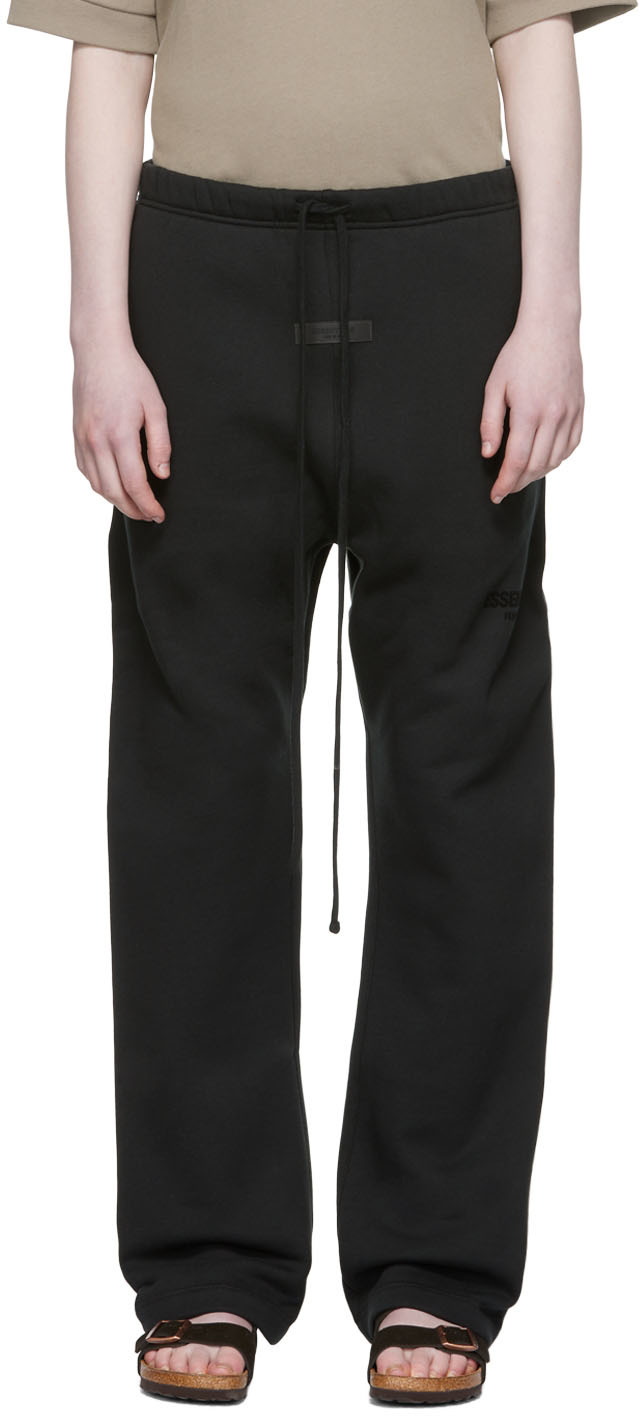 Black Relaxed Lounge Pants