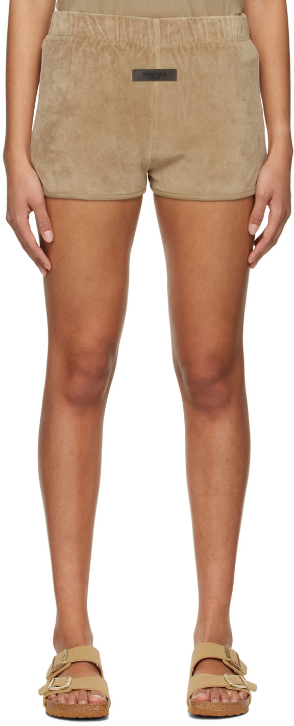 Tan Cotton Shorts by Fear of God ESSENTIALS on Sale