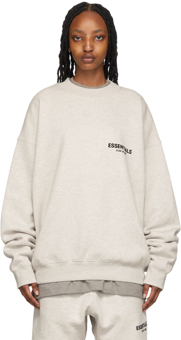 Fear Of God Essentials Ssense Exclusive Pullover Sweater On Sale Fear Of God Essentials Ssense Exclusive Pullover Sweater On Sale