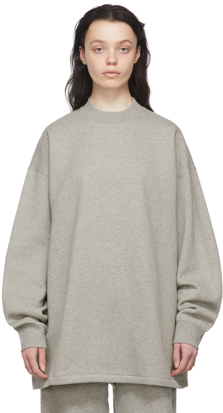 Essentials Sweatshirt Court à épaules Basses (Disponible en Grande  Taille) Femme, Bleu Marine, XS : : Mode