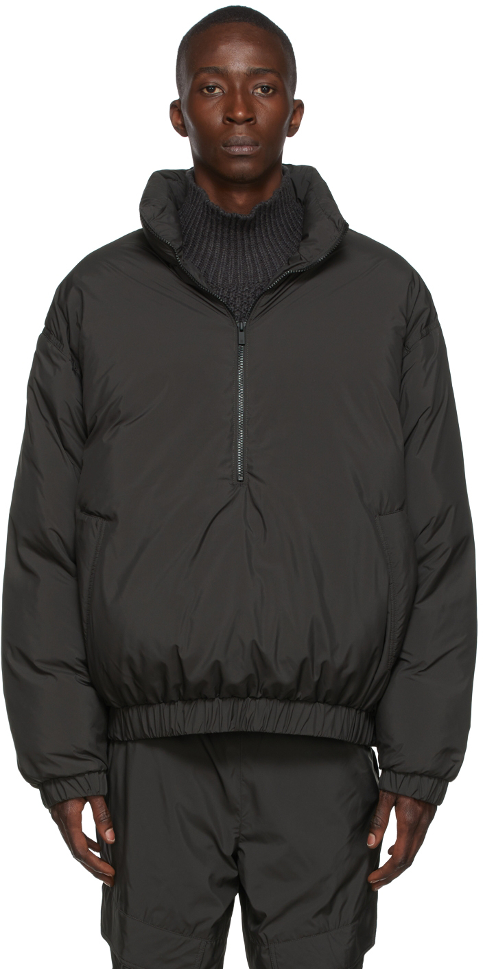 Essentials Black Pullover Jacket