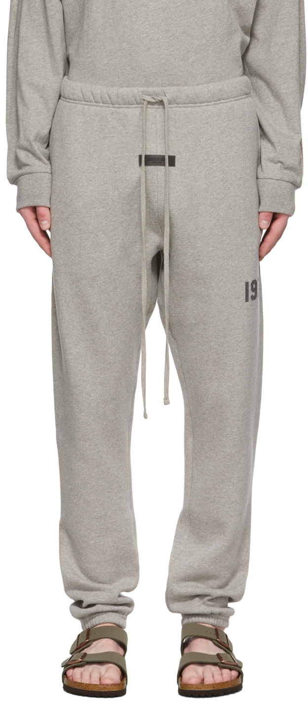 Essentials: Gray Cotton Lounge Pants | SSENSE UK