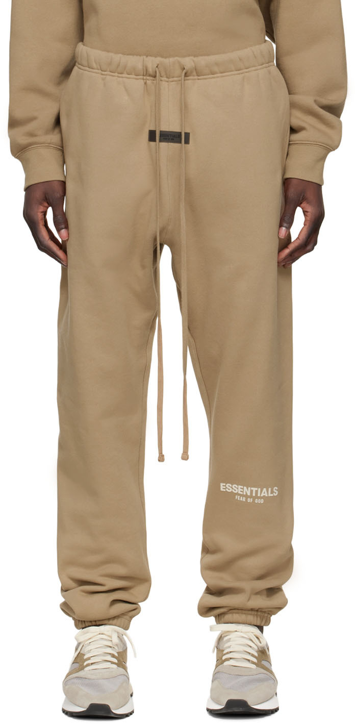 fog essentials brown sweatpants